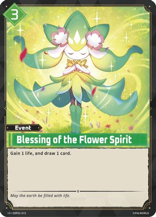 Blessing of the Flower Spirit (EBP01-072) - BP01 Dawn of Palpagos
