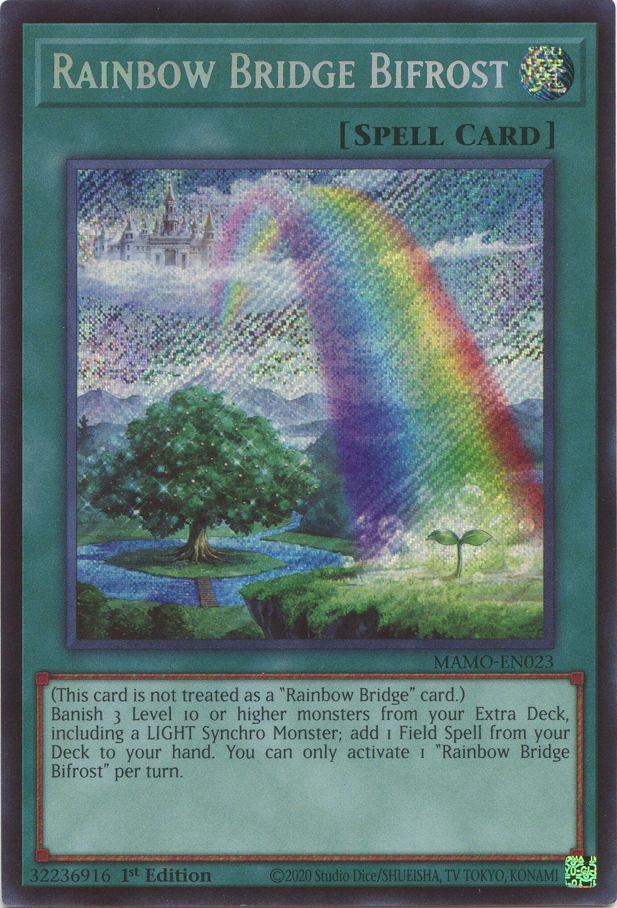 Rainbow Bridge Bifrost (Secret Rare) (MAMO-EN023) (Magnificent Monsters)