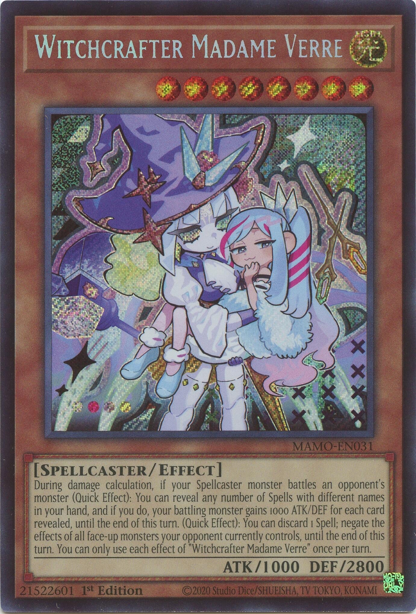 Witchcrafter Madame Verre (Secret Rare) (MAMO-EN031) (Magnificent Monsters)