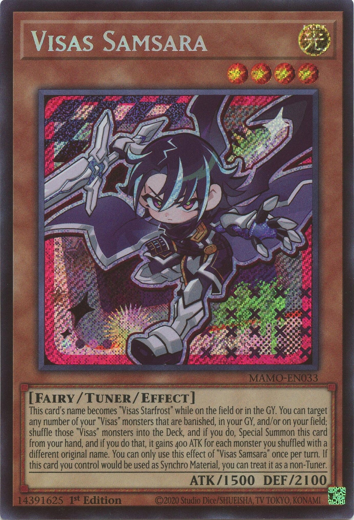 Visas Samsara (Secret Rare) (MAMO-EN033) (Magnificent Monsters)