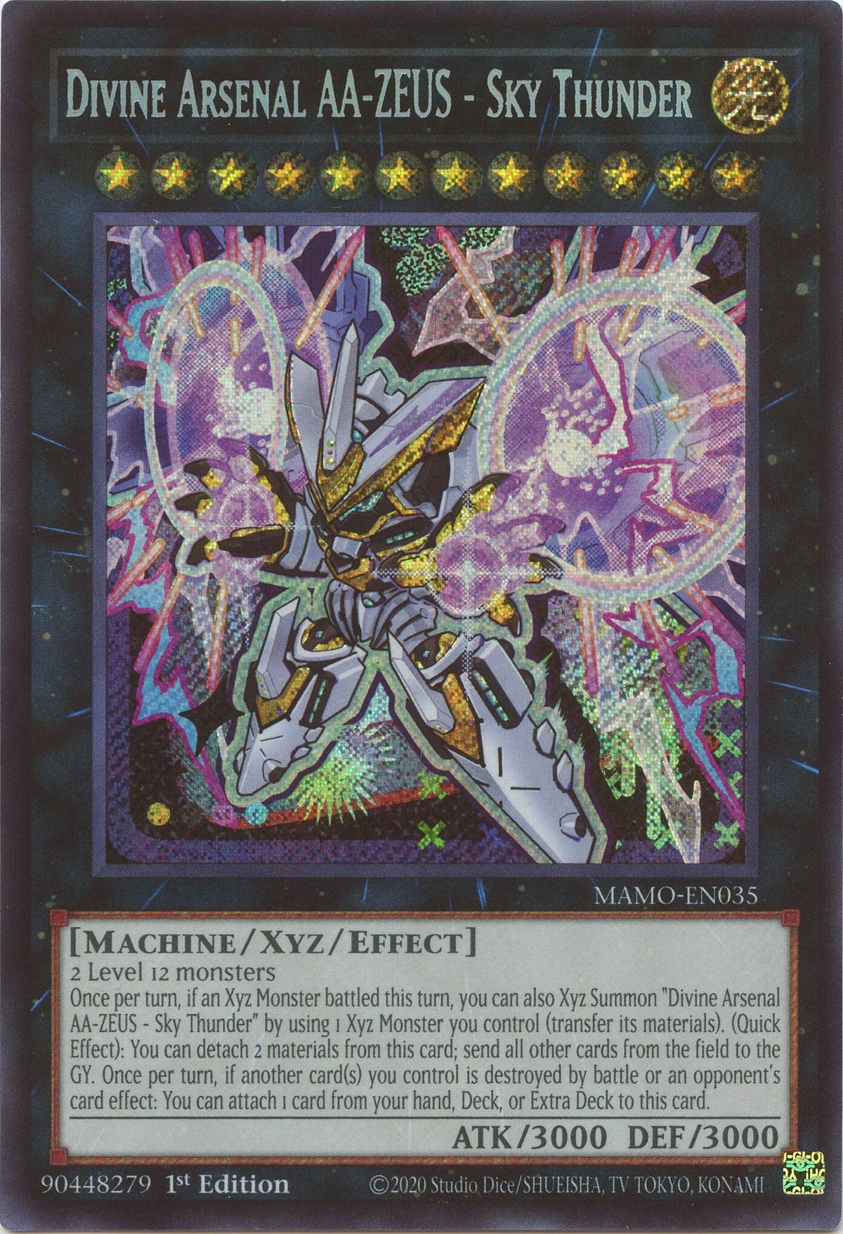 Divine Arsenal AA-ZEUS - Sky Thunder (Secret Rare) (MAMO-EN035) (Magnificent Monsters)