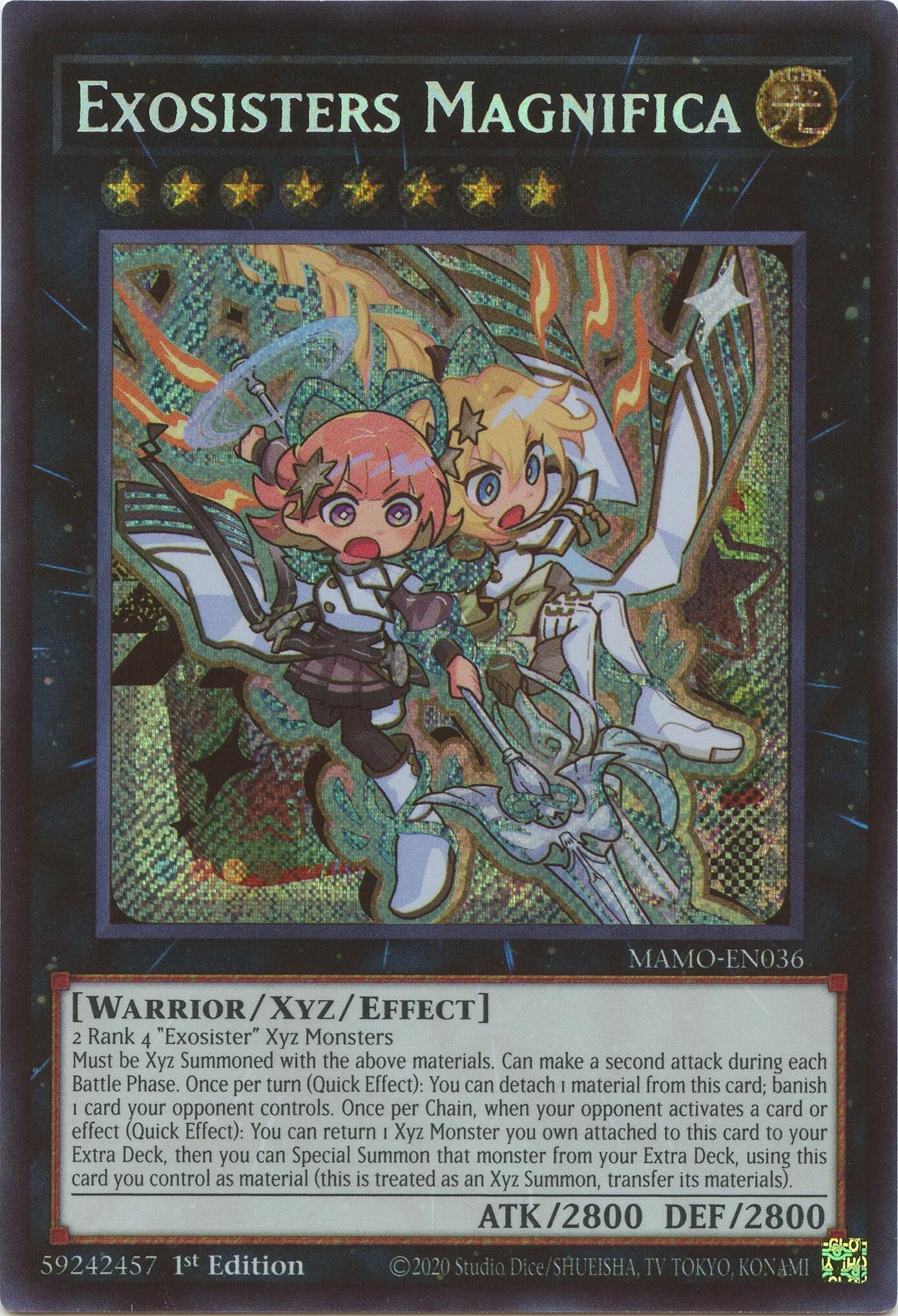 Exosisters Magnifica (Secret Rare) (MAMO-EN036) (Magnificent Monsters)