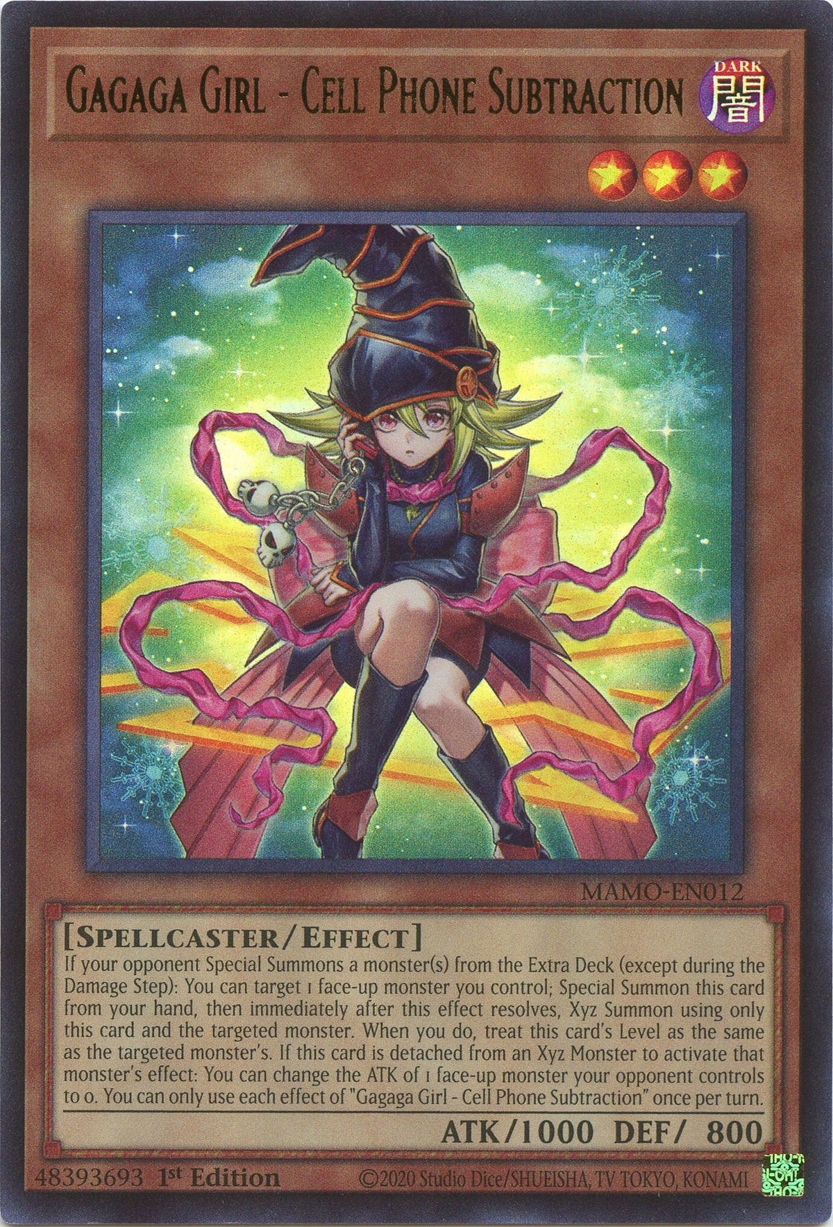 Gagaga Girl - Cell Phone Subtraction (MAMO-EN012) (Magnificent Monsters)