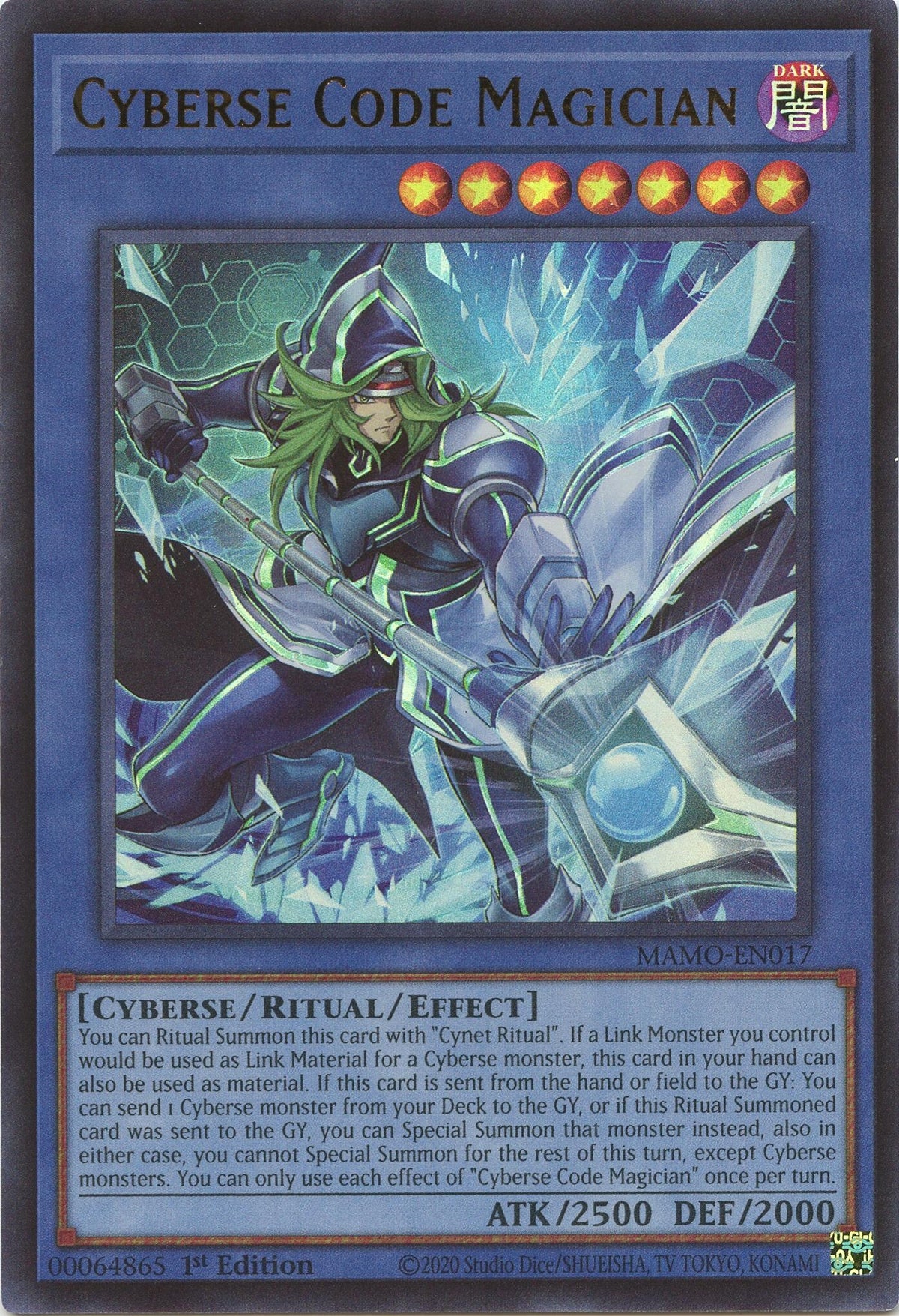 Cyberse Code Magician (MAMO-EN017) (Magnificent Monsters)