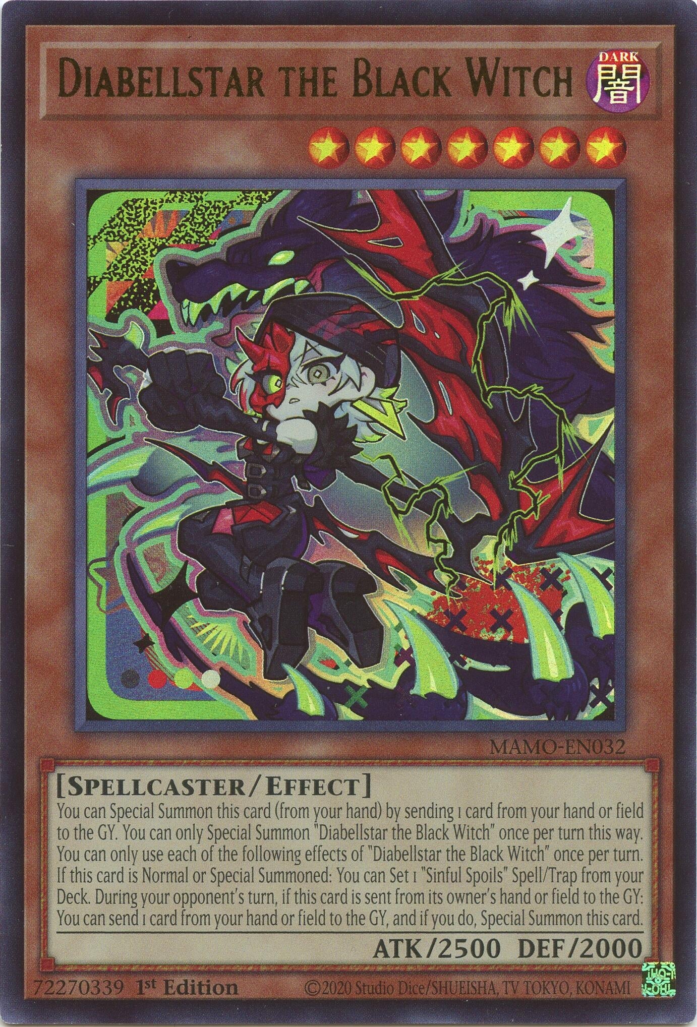 Diabellstar the Black Witch (MAMO-EN032) (Magnificent Monsters)