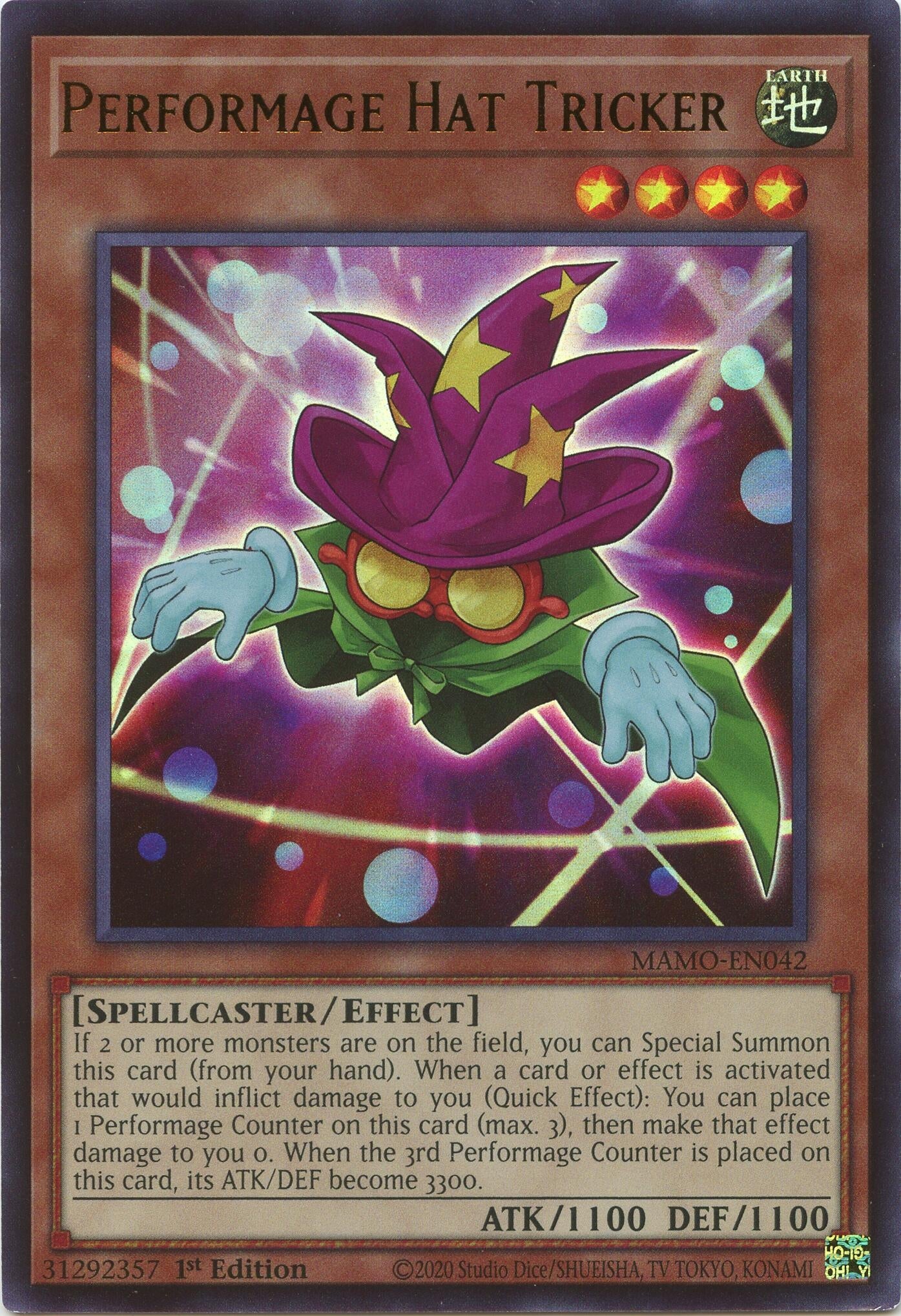 Performage Hat Tricker (MAMO-EN042) (Magnificent Monsters)