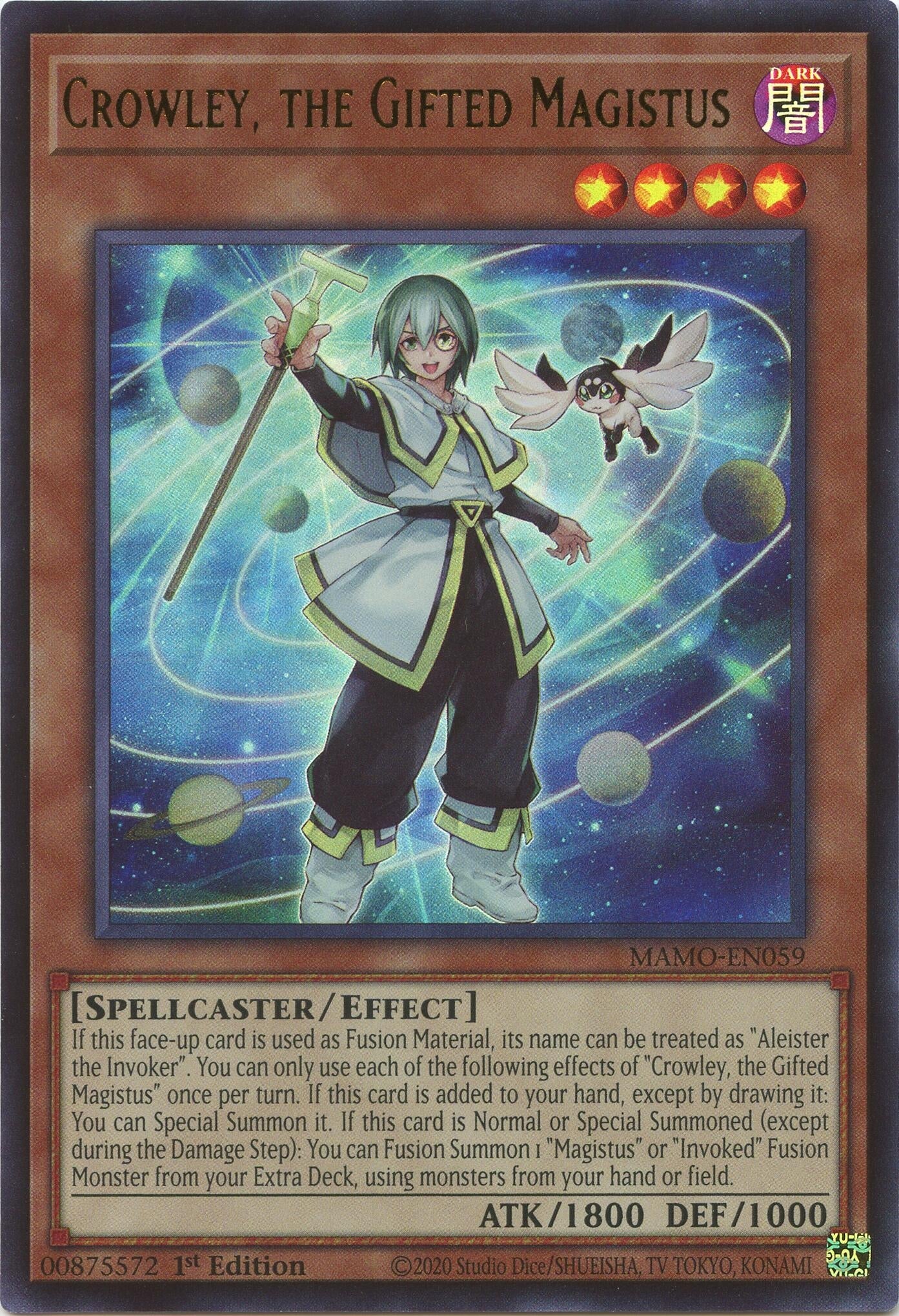 Crowley, the Gifted Magistus (MAMO-EN059) (Magnificent Monsters)