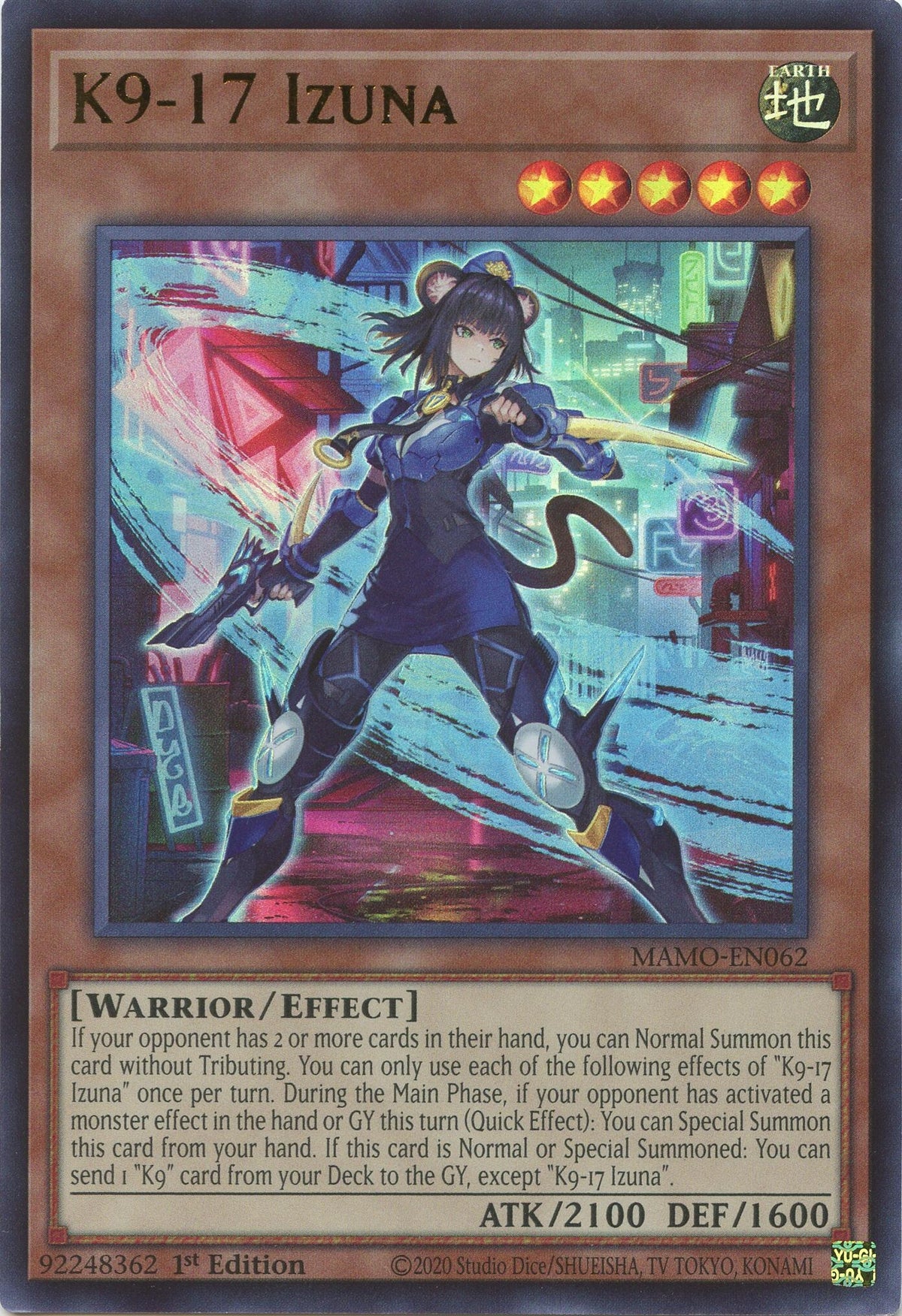 K9-17 Izuna (MAMO-EN062) (Magnificent Monsters)