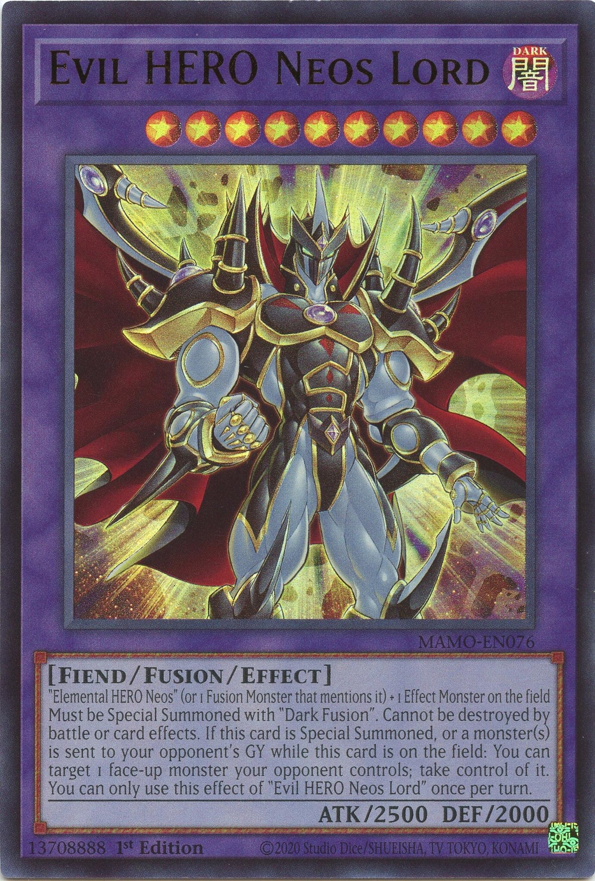 Evil HERO Neos Lord (MAMO-EN076) (Magnificent Monsters)