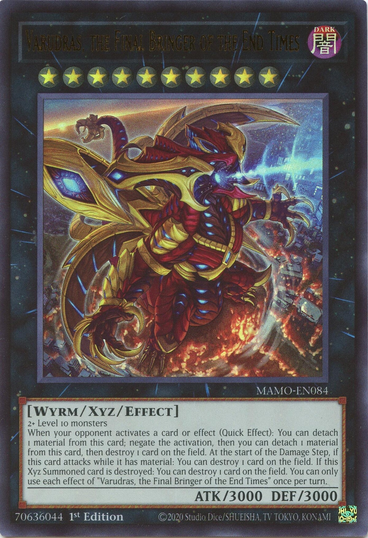 Varudras, the Final Bringer of the End Times (MAMO-EN084) (Magnificent Monsters)