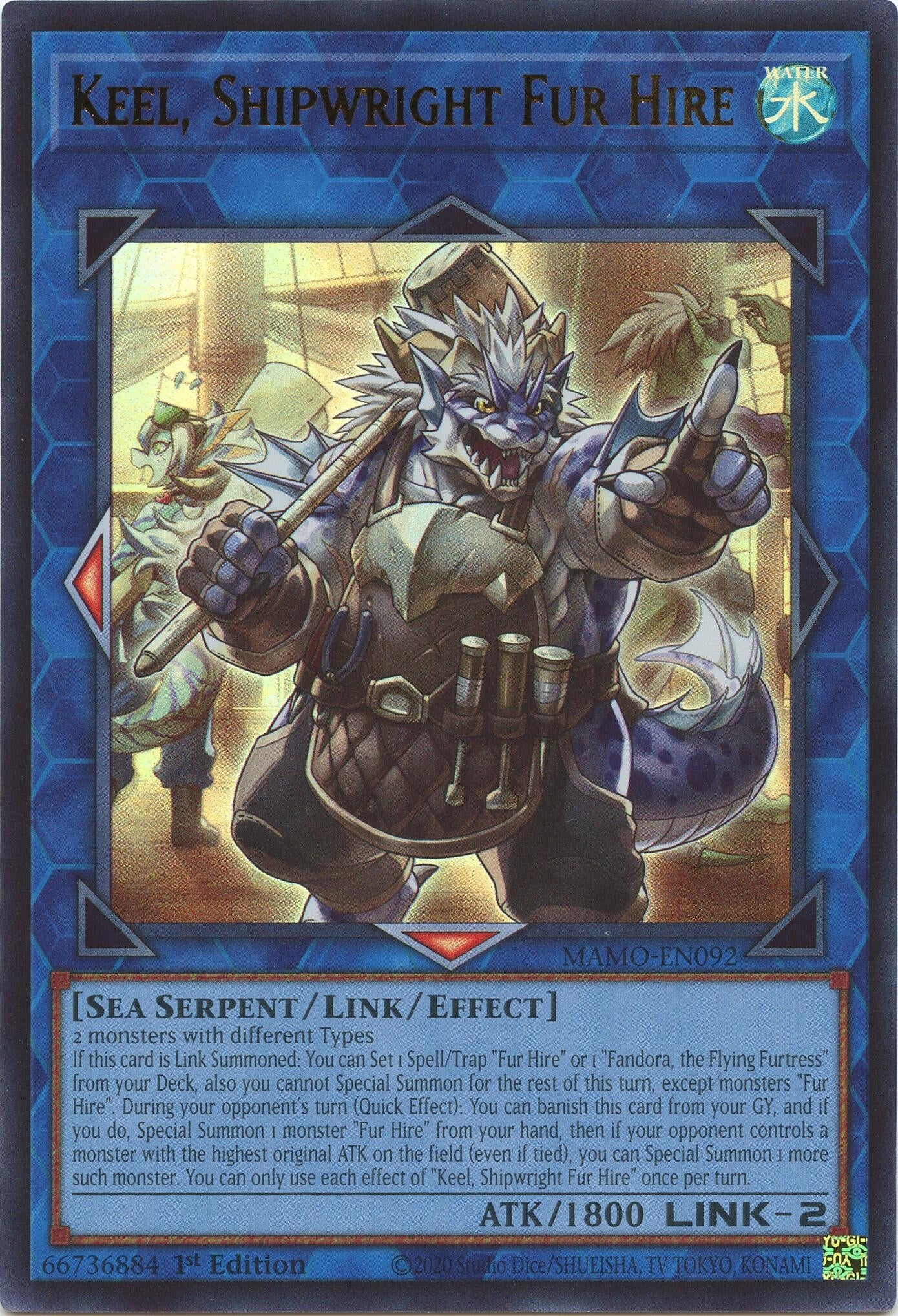 Keel, Shipwright Fur Hire (MAMO-EN092) (Magnificent Monsters)