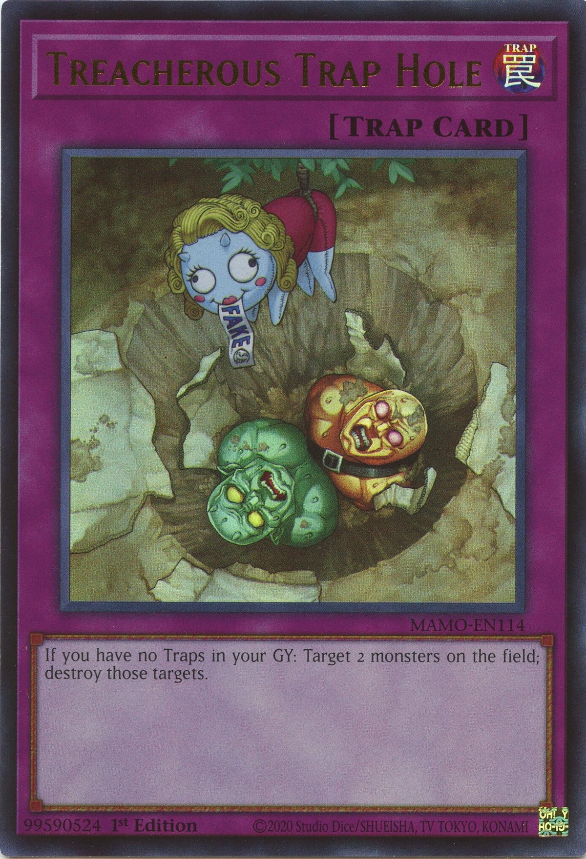 Treacherous Trap Hole (MAMO-EN114) (Magnificent Monsters)