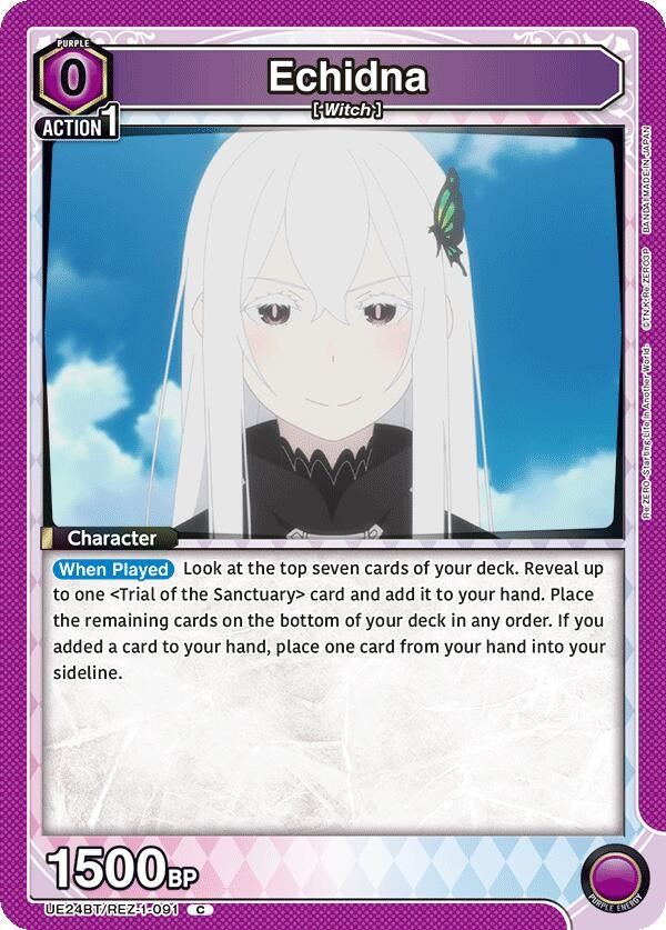 Echidna (091) (Box Topper Foil) (UE24BT/REZ-1-091) (UE24BT: Re:ZERO -Starting Life in Another World-)