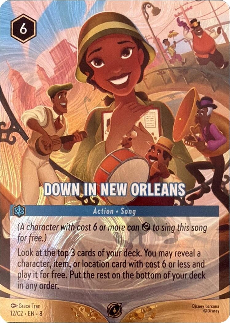 Image for Down in New Orleans (Foil) (12) (Disney Lorcana Promo Cards) (DLPC) - Disney Lorcana