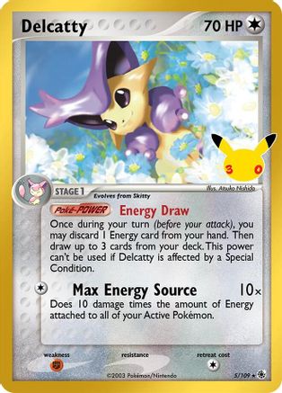 Delcatty (005/109) [ME 30th Celebration Classic Collection] Holofoil - Classic Collection