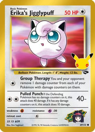 Erika's Jigglypuff (069/132) [ME 30th Celebration Classic Collection] Holofoil - Classic Collection