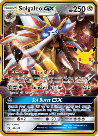 Solgaleo GX (089/149) [ME 30th Celebration Classic Collection] Holofoil - Classic Collection