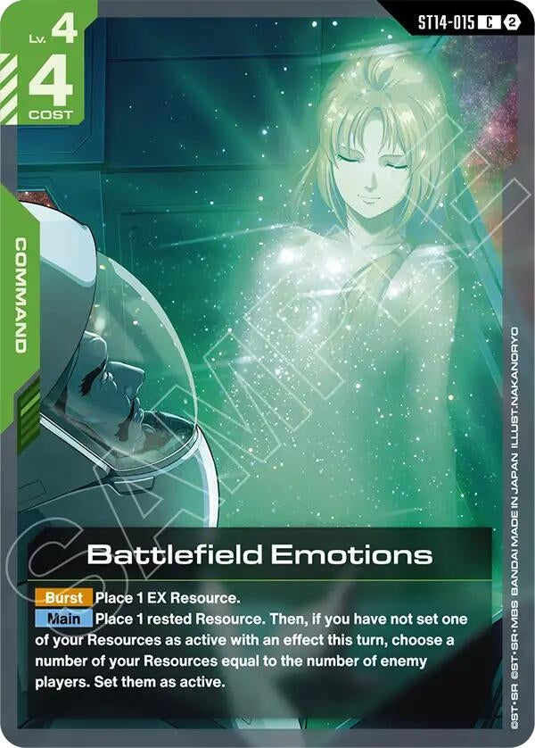 Image for Battlefield Emotions (ST14-015) (Starter Deck 14: Heavy Dominion) (ST14) - Gundam Card Game