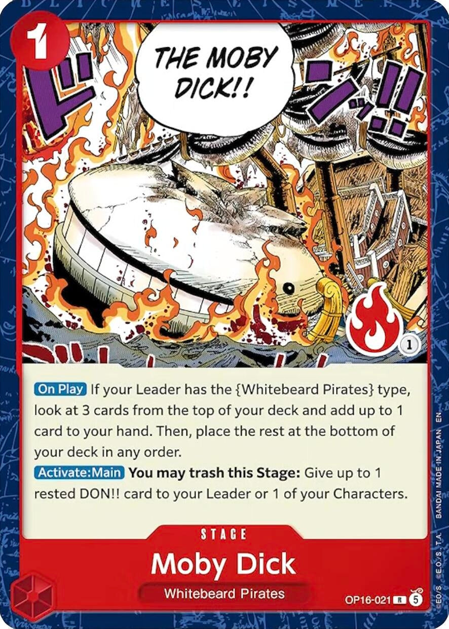 Image for Moby Dick (Ace Deck) (OP16-021) (Set Sail Deck Set) (SD01) - One Piece Card Game
