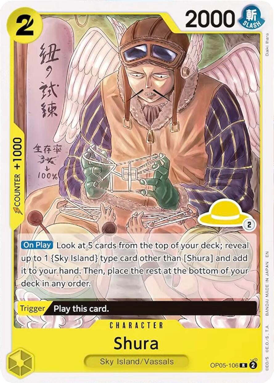 Image for Shura (Luffy Deck) (OP05-106) (Set Sail Deck Set) (SD01) - One Piece Card Game