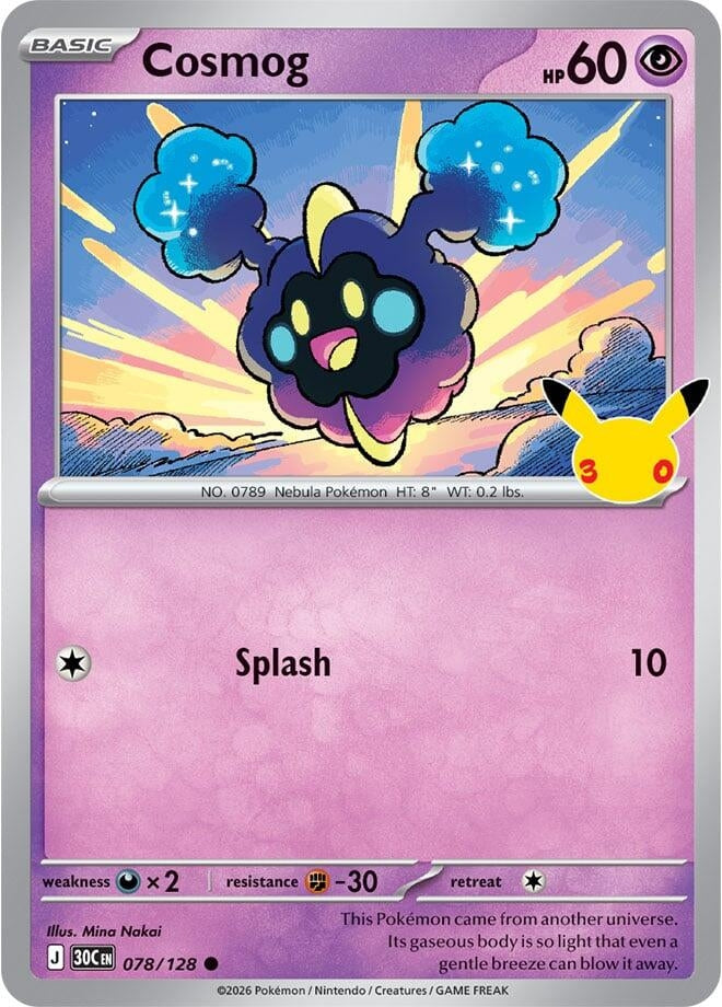 Cosmog (078/128) (ME: 30th Celebration)