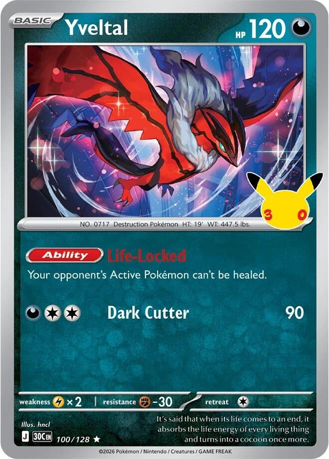 Yveltal (100/128) (ME: 30th Celebration)