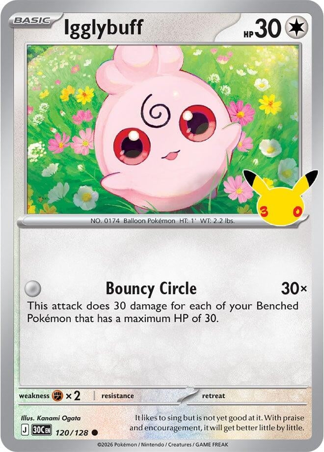 Igglybuff (120/128) (ME: 30th Celebration)