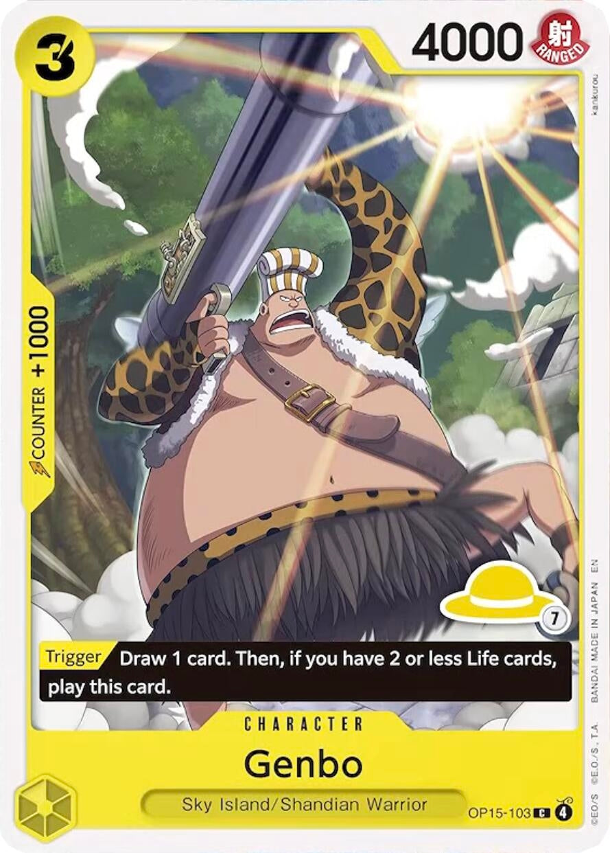 Image for Genbo (Luffy Deck) (OP15-103) (Set Sail Deck Set) (SD01) - One Piece Card Game