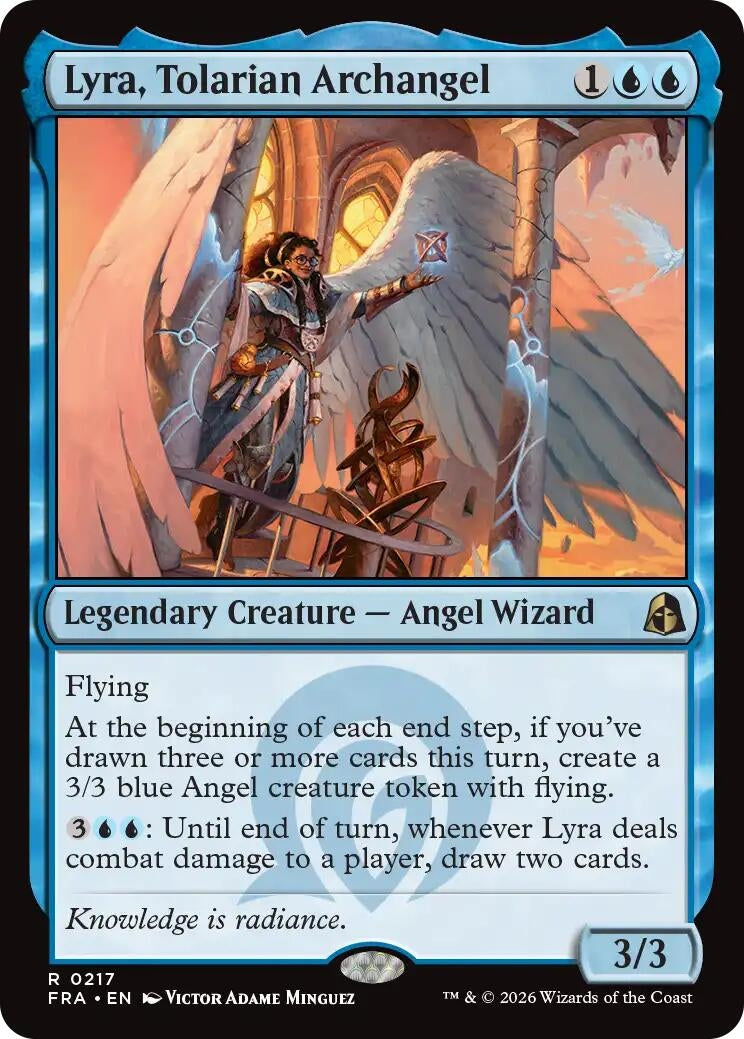 Lyra, Tolarian Archangel (217) (Reality Fracture)