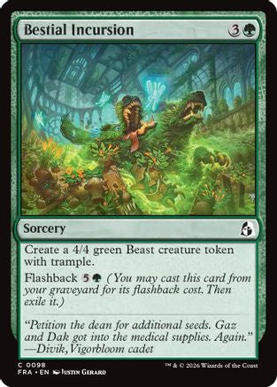 Bestial Incursion (FRA-098) [Reality Fracture] Foil