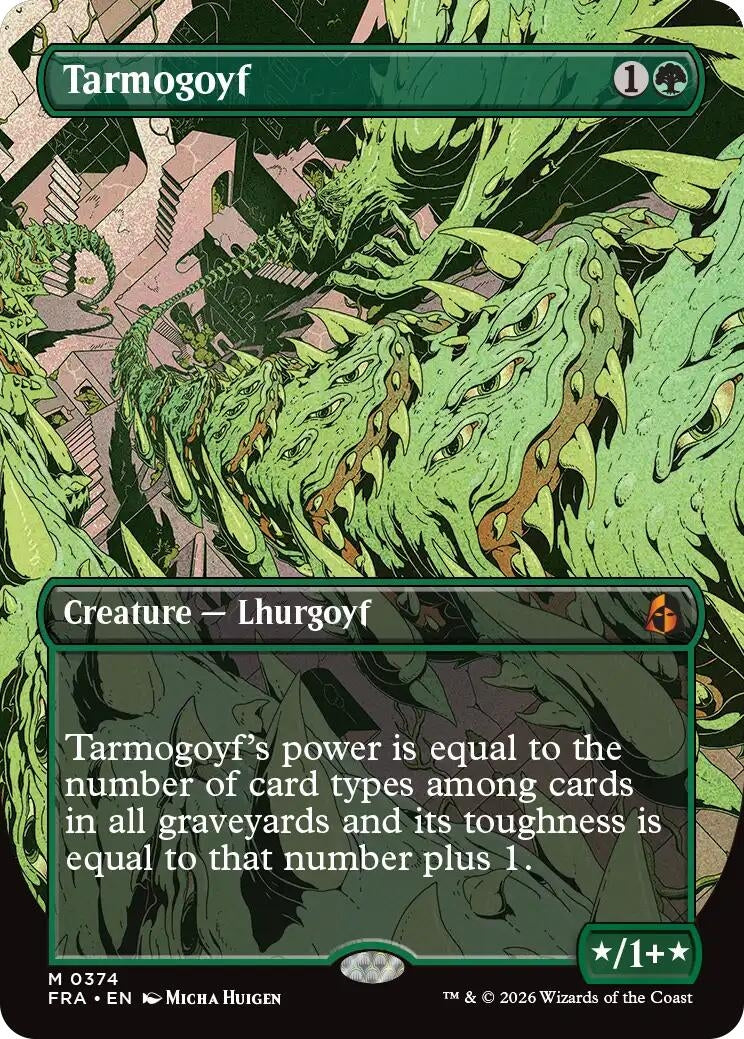 Tarmogoyf (Borderless) (374) (Reality Fracture)