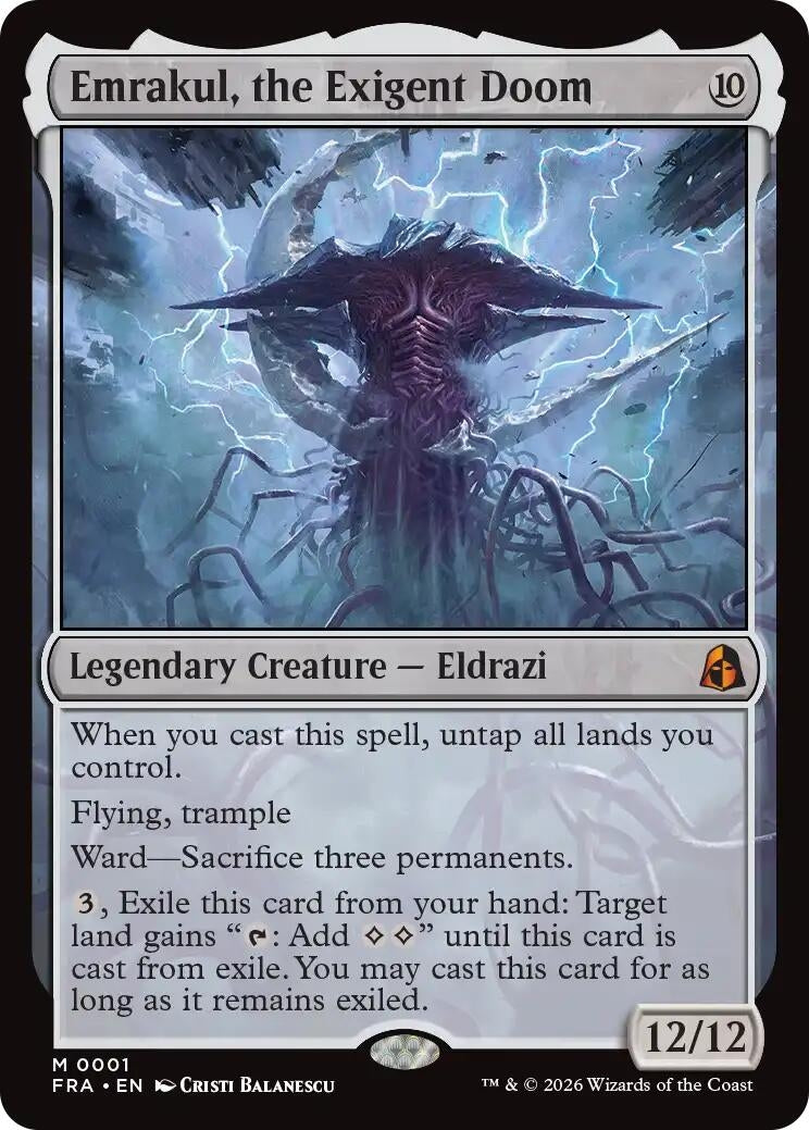 Emrakul, the Exigent Doom (1) (Reality Fracture)