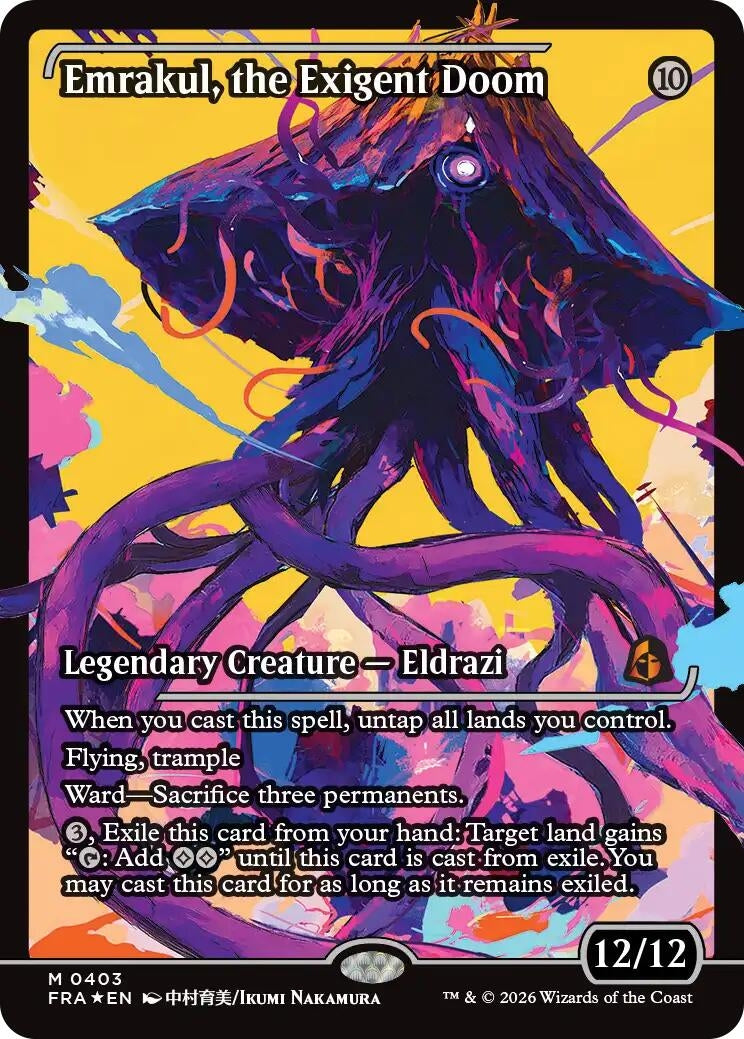 Emrakul, the Exigent Doom (Showcase) (403) (Reality Fracture)