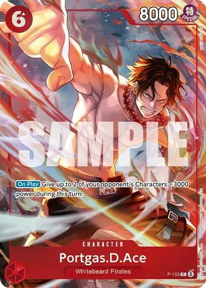 Image for Portgas.D.Ace (Premium Card Collection -Flame-Flame Fruit Coliseum Edition-) (P-153) (One Piece Promotion Cards) (OP-PR) - One Piece Card Game