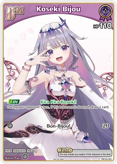 Image for Koseki Bijou (P) (hBP04-063) (hBP04-063) (hololive OFFICIAL CARD GAME Promos) (hOCGP) - Hololive