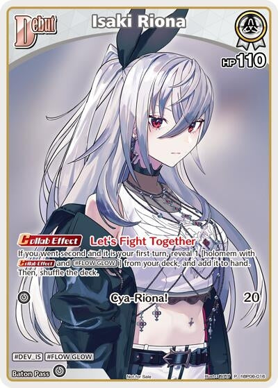 Image for Isaki Riona (P) (hBP06-016) (hBP06-016) (hololive OFFICIAL CARD GAME Promos) (hOCGP) - Hololive