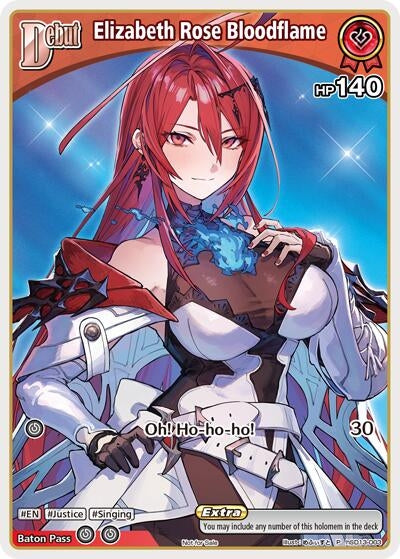 Image for Elizabeth Rose Bloodflame (P) (hSD13-003) (hSD13-003) (hololive OFFICIAL CARD GAME Promos) (hOCGP) - Hololive