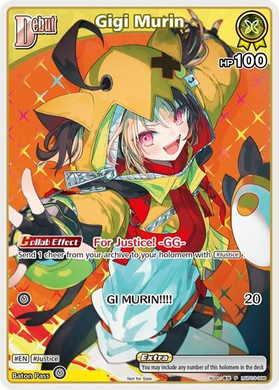 Image for Gigi Murin (P) (hSD13-008) (hSD13-008) (hololive OFFICIAL CARD GAME Promos) (hOCGP) - Hololive