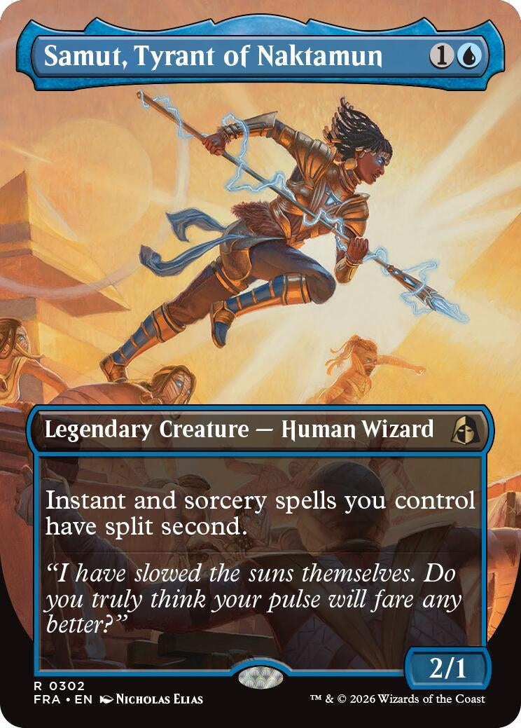 Samut, Tyrant of Naktamun (Borderless) (302) (Reality Fracture)