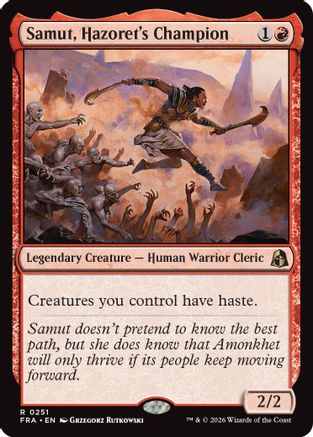 Samut, Hazoret's Champion (FRA-251) [Reality Fracture]
