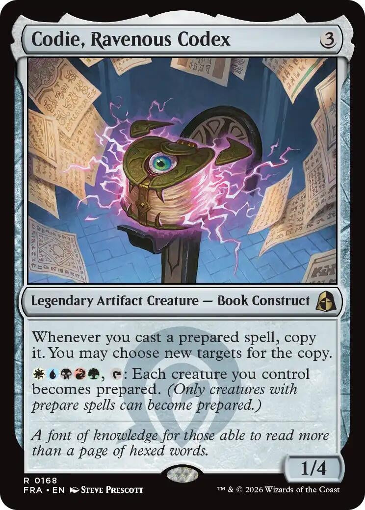 Codie, Ravenous Codex (168) (Reality Fracture)
