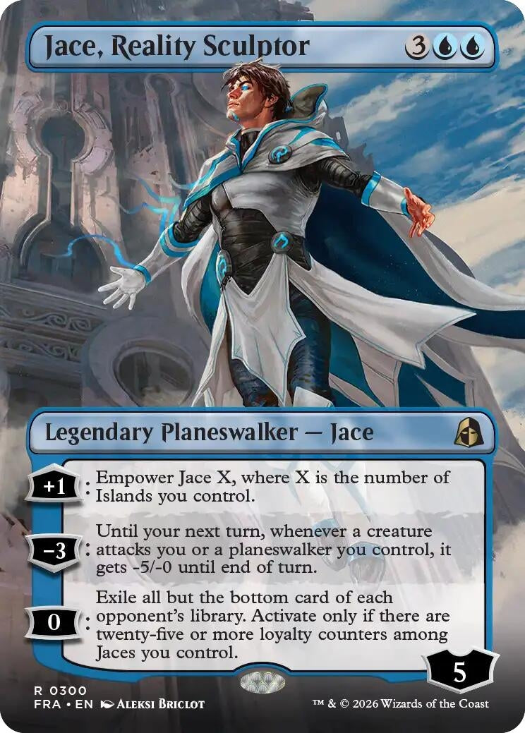 Jace, Reality Sculptor (Borderless) (300) (Reality Fracture)