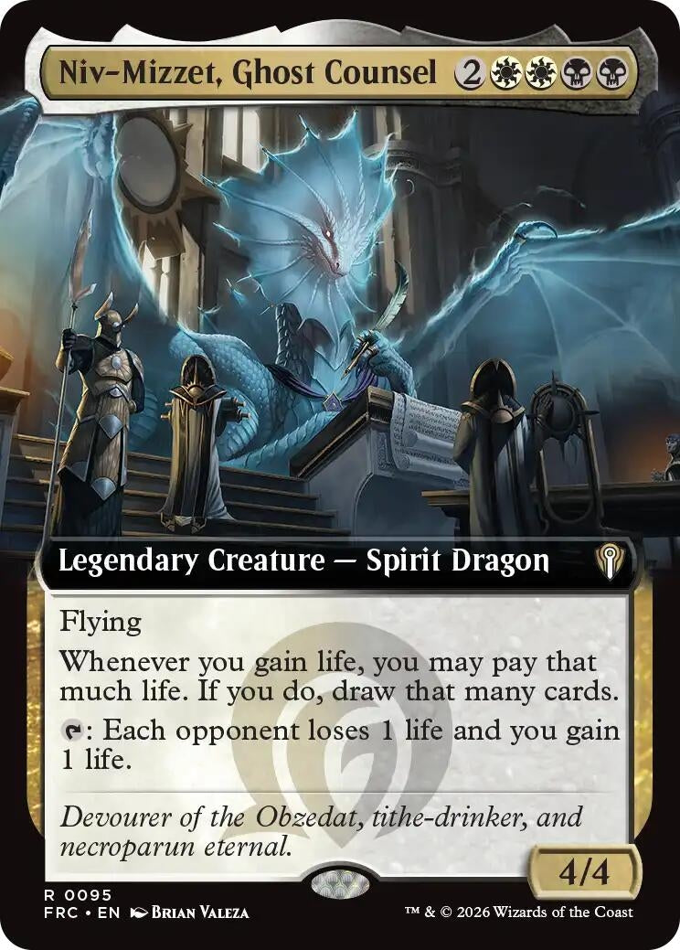 Niv-Mizzet, Ghost Counsel (Extended Art) (95) (Reality Fracture)