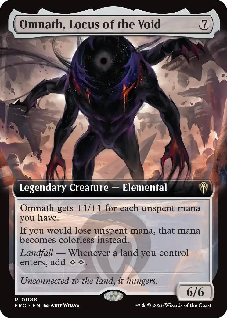 Omnath, Locus of the Void (Extended Art) (88) (Reality Fracture)