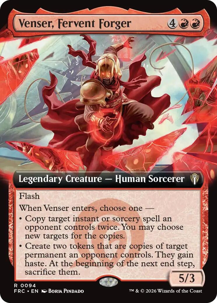 Venser, Fervent Forger (Extended Art) (94) (Reality Fracture)
