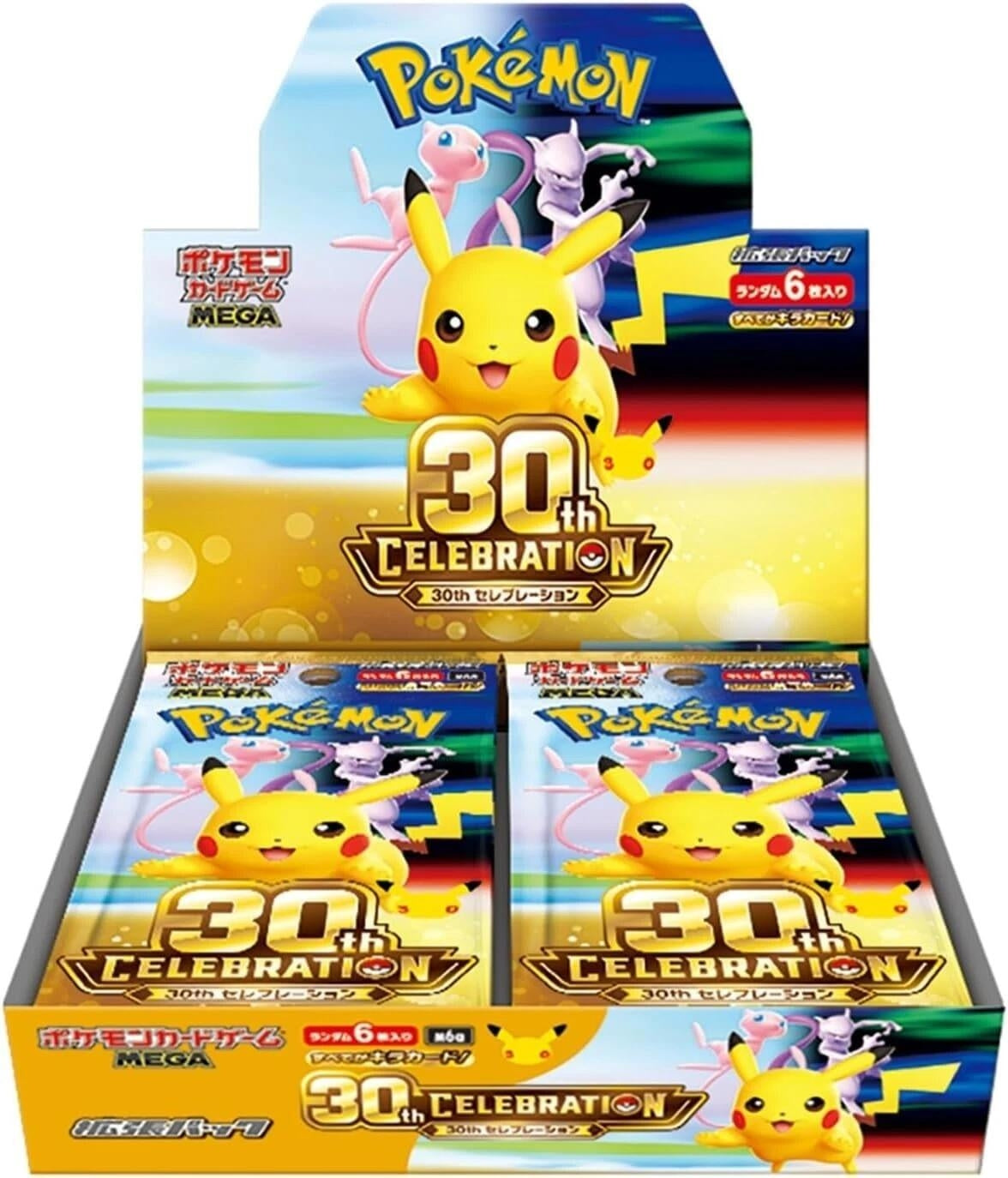Image for MEGA Expansion 30th Celebration Booster Box - Pokemon Japan