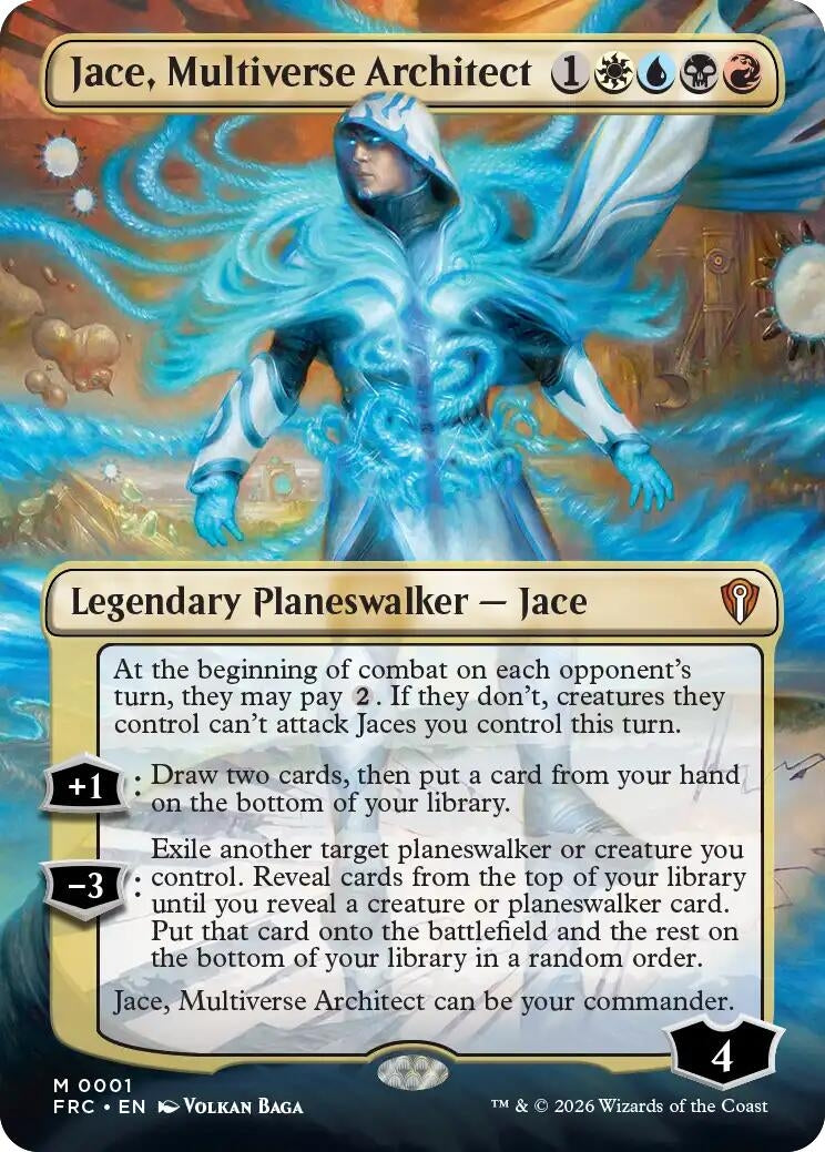 Jace, Multiverse Architect (Borderless) (1) (Reality Fracture)