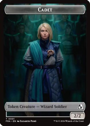 Cadet // Jace Double-Sided Token (FRA-1 // 5) [Reality Fracture] Foil