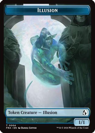 Illusion // Jace Double-Sided Token (FRA-4 // 5) [Reality Fracture] Foil - PokeBox USA