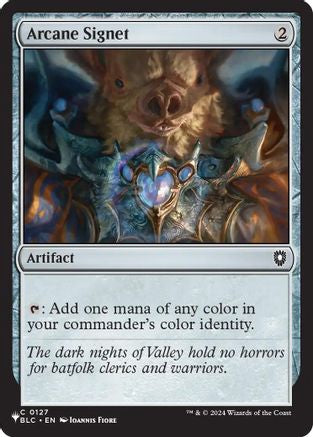 Arcane Signet (BLC) (LIST-127) [The List Reprints] - PokeBox USA